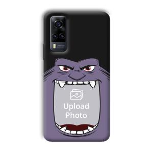 Purple Monster Customized Printed Back Cover for Vivo Y31