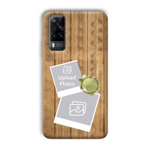 Wooden Photo Collage Customized Printed Back Cover for Vivo Y31