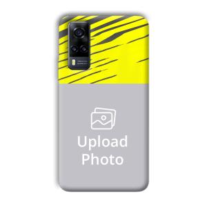 Yellow Lines Customized Printed Back Cover for Vivo Y31