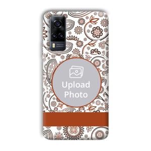 Henna Art Customized Printed Back Cover for Vivo Y31