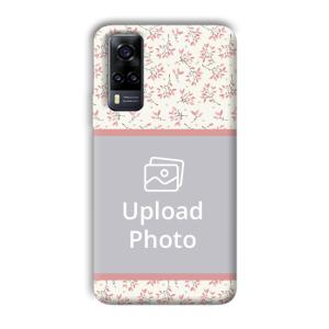 Leafy Design Customized Printed Back Cover for Vivo Y31