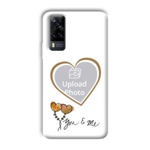 You & Me Customized Printed Back Cover for Vivo Y31