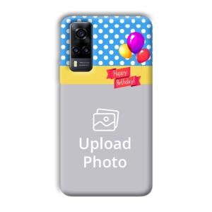 Happy Birthday Customized Printed Back Cover for Vivo Y31