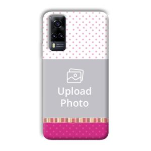 Baby Pink Design Customized Printed Back Cover for Vivo Y31