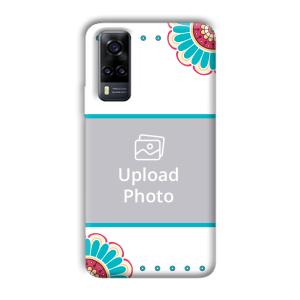 Floral  Customized Printed Back Cover for Vivo Y31