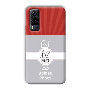 Dad  Customized Printed Back Cover for Vivo Y31