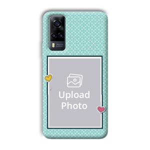 Sky Blue Customized Printed Back Cover for Vivo Y31