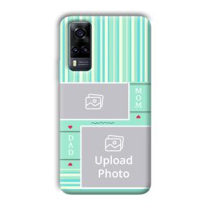 Mom Dad Customized Printed Back Cover for Vivo Y31