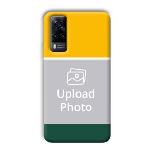 Yellow Green Customized Printed Back Cover for Vivo Y31