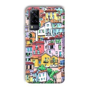 Colorful Alley Phone Customized Printed Back Cover for Vivo Y31