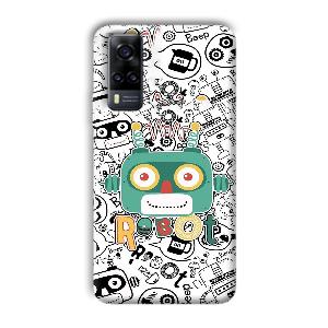 Animated Robot Phone Customized Printed Back Cover for Vivo Y31