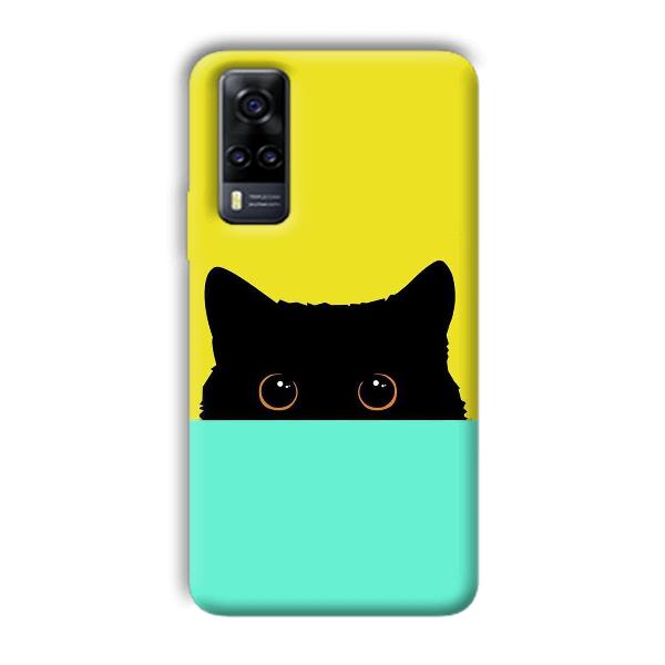 Black Cat Phone Customized Printed Back Cover for Vivo Y31