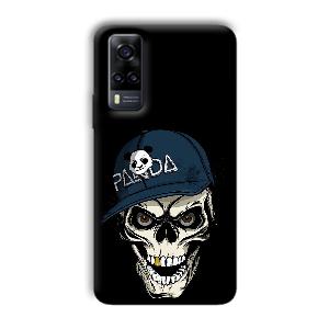 Panda & Skull Phone Customized Printed Back Cover for Vivo Y31