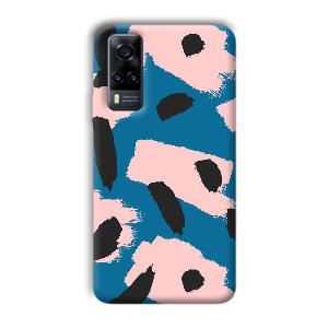 Black Dots Pattern Phone Customized Printed Back Cover for Vivo Y31