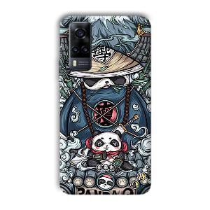 Panda Q Phone Customized Printed Back Cover for Vivo Y31