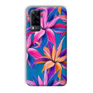 Aqautic Flowers Phone Customized Printed Back Cover for Vivo Y31