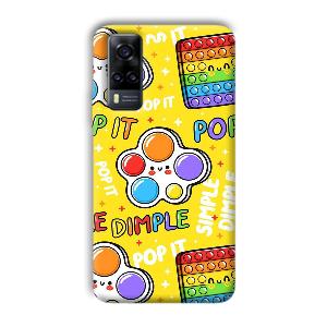 Pop It Phone Customized Printed Back Cover for Vivo Y31