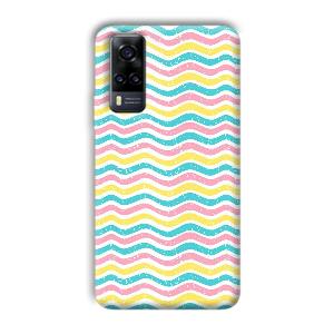 Wavy Designs Phone Customized Printed Back Cover for Vivo Y31