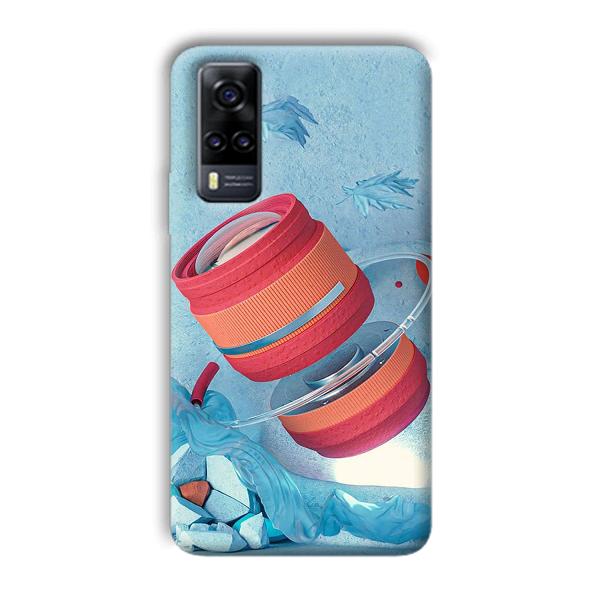 Blue Design Phone Customized Printed Back Cover for Vivo Y31