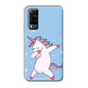Unicorn Dab Phone Customized Printed Back Cover for Vivo Y31