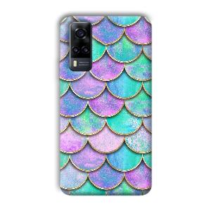 Mermaid Design Phone Customized Printed Back Cover for Vivo Y31