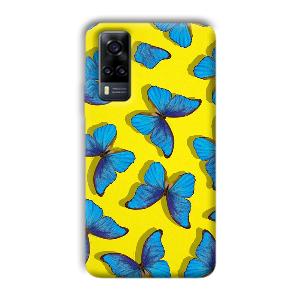 Butterflies Phone Customized Printed Back Cover for Vivo Y31