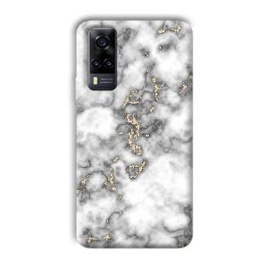 Grey White Design Phone Customized Printed Back Cover for Vivo Y31