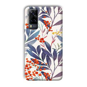 Cherries Phone Customized Printed Back Cover for Vivo Y31