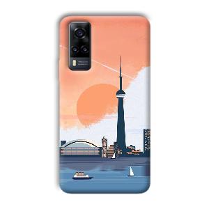 City Design Phone Customized Printed Back Cover for Vivo Y31