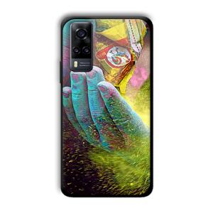 Festival of Colors Customized Printed Glass Back Cover for Vivo Y31