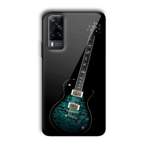 Neon Guitar Customized Printed Glass Back Cover for Vivo Y31