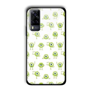 Green Eyes Customized Printed Glass Back Cover for Vivo Y31
