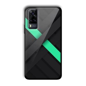 Green Cross Customized Printed Glass Back Cover for Vivo Y31