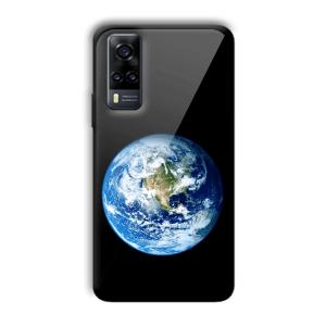 Floating Earth Customized Printed Glass Back Cover for Vivo Y31