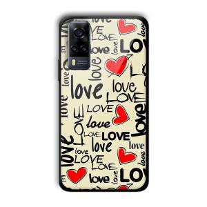 Love Customized Printed Glass Back Cover for Vivo Y31