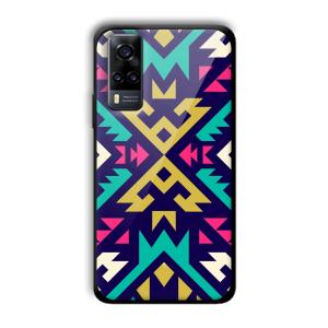 Arrows Abstract Customized Printed Glass Back Cover for Vivo Y31