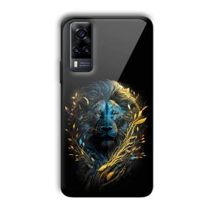 Golden Lion Customized Printed Glass Back Cover for Vivo Y31
