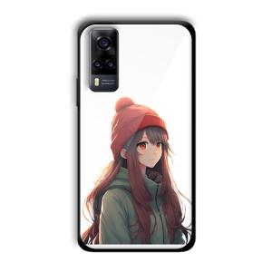 Little Girl Customized Printed Glass Back Cover for Vivo Y31