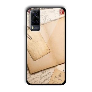 Journal Entry Customized Printed Glass Back Cover for Vivo Y31