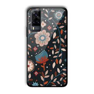 Abstract Art Customized Printed Glass Back Cover for Vivo Y31