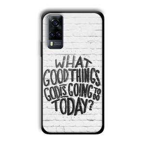 Good Thinks Customized Printed Glass Back Cover for Vivo Y31