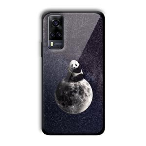 Astronaut Panda Customized Printed Glass Back Cover for Vivo Y31