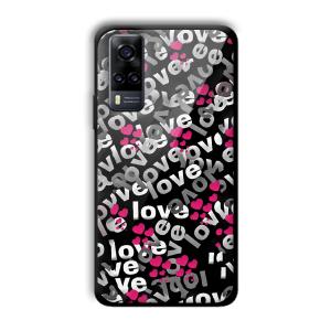 Love Customized Printed Glass Back Cover for Vivo Y31