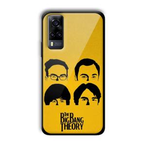 Yellow Theme Customized Printed Glass Back Cover for Vivo Y31