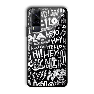 Hello Customized Printed Glass Back Cover for Vivo Y31