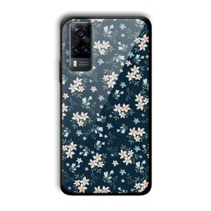 Little Flowers Customized Printed Glass Back Cover for Vivo Y31