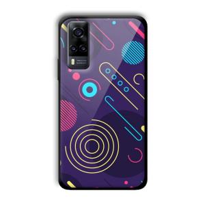 Purple Music Customized Printed Glass Back Cover for Vivo Y31