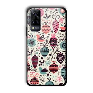 Abstract Customized Printed Glass Back Cover for Vivo Y31
