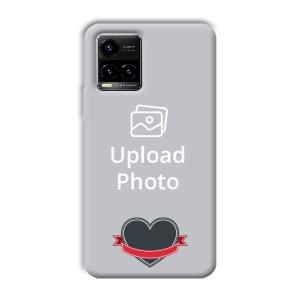 Heart Customized Printed Back Cover for Vivo Y33s