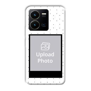 White Background  Customized Printed Back Cover for Vivo Y35